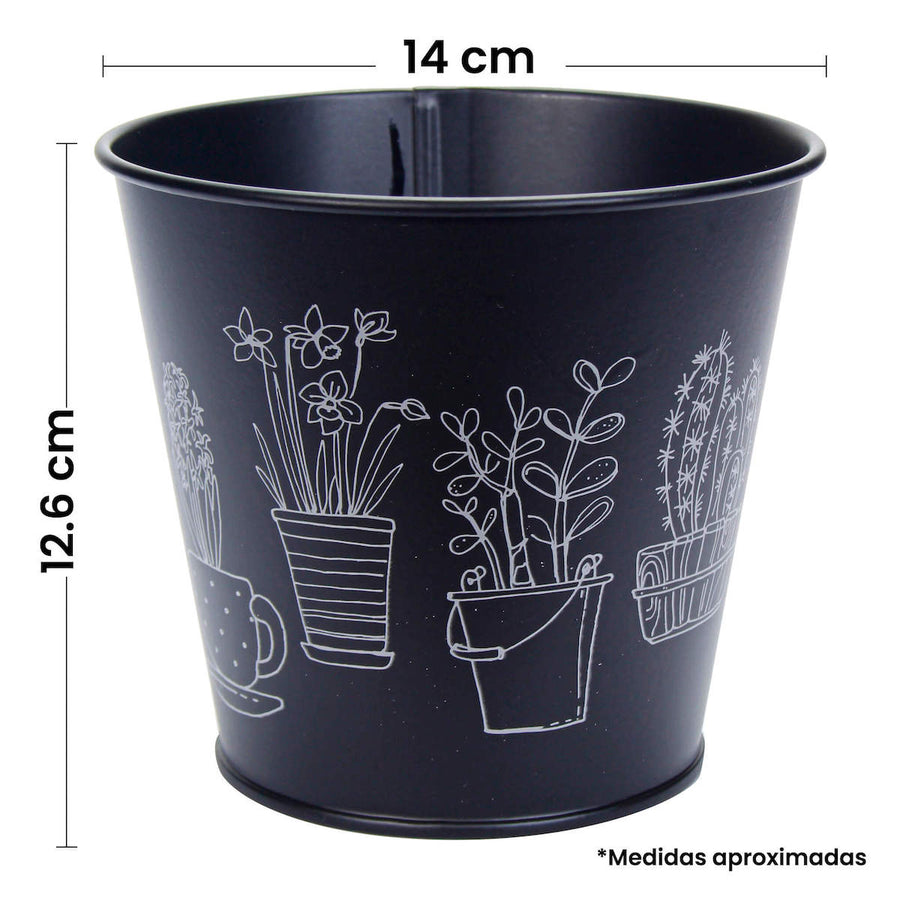 Art.10436 Base Metálica Con Dibujo 12.6x14cm 1pz