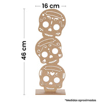 Art.10708 Torre Calaveritas Grande 45x16cm 1pz