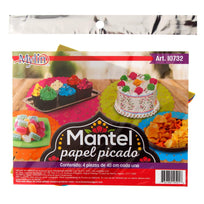 Art.10732 Mantel Picado De Papel 45cm 4pz