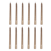 Art.11111 Vela Espiral Metálica 25x2cm 12pz