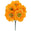 Fantasías Miguel Art.11268 Bush Dalia 2 Tonos x5 33cm 1pz Amarillo