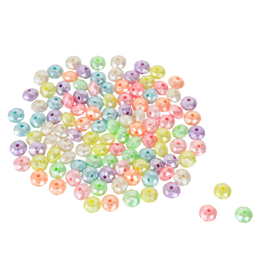 Art.11780 Cuenta Plástica Mate Aperlada Varios Tamaños 20g