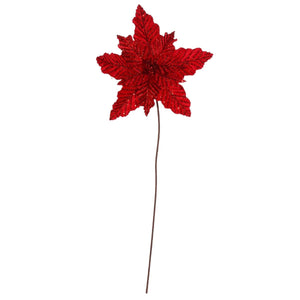 Art.11835 Nochebuena Diamantada/Lentejuela 60cm 1pz