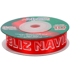 Art.11914 Listón Satín Navidad 15mm 10m