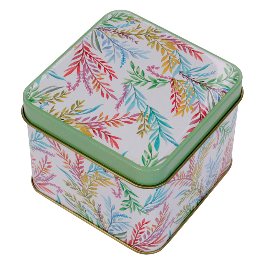 Art.11937 Caja Metal Flores 65x75x75mm 1pz