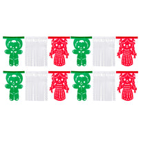 Art.12172 Guía Papel Charritos Grande 32cm 4m