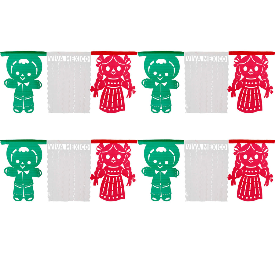 Art.12173 Guía Plástica Charritos Grande 32cm 4m