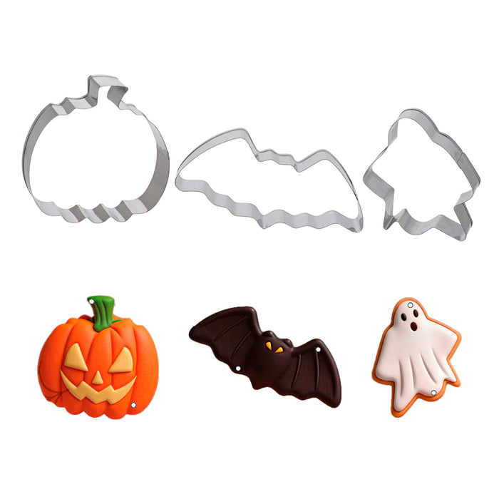 Art.12713 Set cortador Galleta Halloween 7x10x2.5cm (Aprox) 3pz
