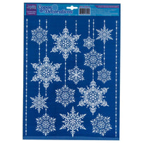 Art.158 Calcomanía Copo De Nieve Para Ventana  1 Planilla