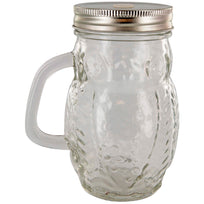 Art.1817 Tarro Búho Con Tapa Hoyo Aprox 400 ml