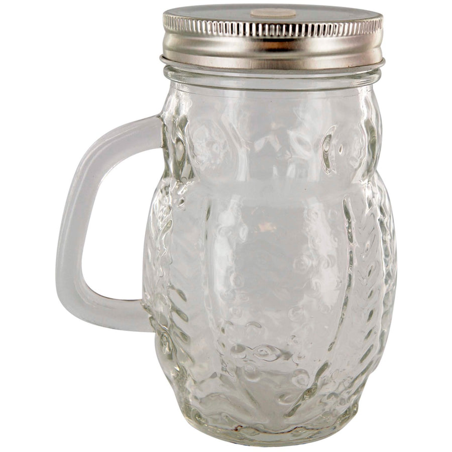 Art.1817 Tarro Búho Con Tapa Hoyo Aprox 400 ml