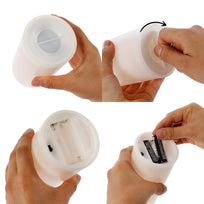 Art.2437 Vela Con Luz Led 14.5x7.5cm 1pz