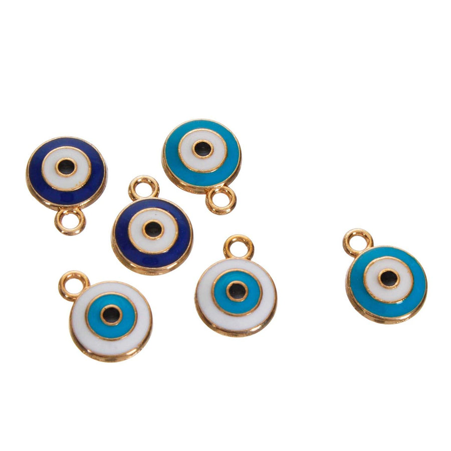 Art.2851 Dije Ojo 1.3x1cm 6pz