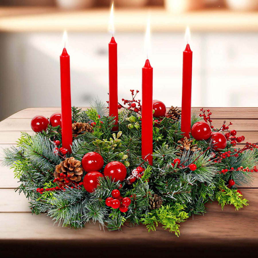 Art.307 Vela Lisa Blanca 24x2cm 6pz