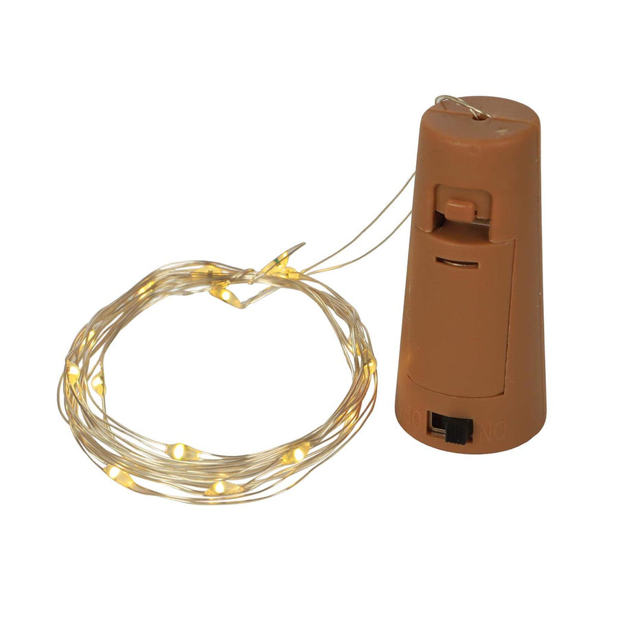 Art.3654 Tapón Botella 15 Leds (Incluye 3 Baterías Reemplazables) 1x2cm     1.5m 1pz