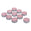Fantasías Miguel Art.4644 Caja Tea-Light Sin Aroma 1.8x3.7cm 10pz Rosa