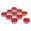 Fantasías Miguel Art.4644 Caja Tea-Light Sin Aroma 1.8x3.7cm 10pz Rojo
