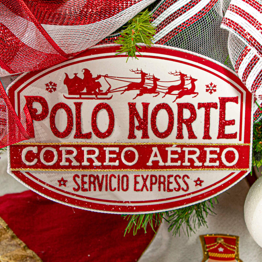 Art.5227 Letrero Correo Vintage Grande 21x30cm 1pz