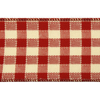 Art.5598 Listón Cuadros Rojos