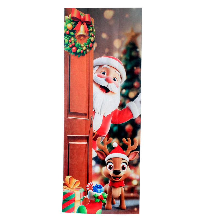 Art.6082 Cubre Puerta Navideño 200x80cm    (Aprox) 1pz