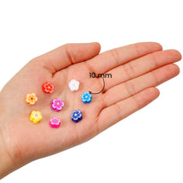 Art.6182 Cuentas Flores 10mm Hilo 40cm (Aprox 43pz)pz)