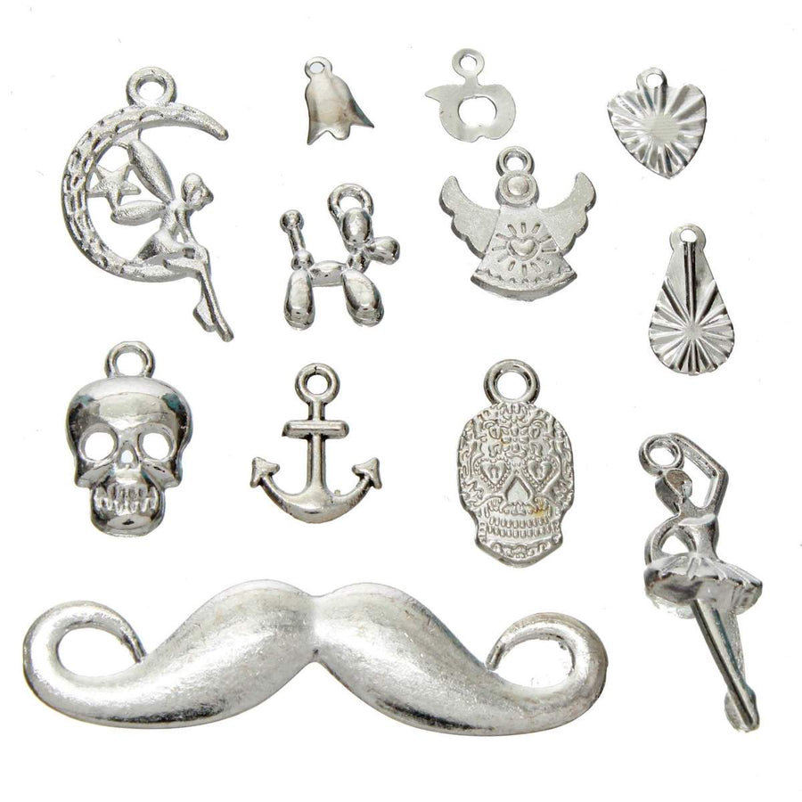 Art.6194 Dijes Surtidos Metálicos  50gm