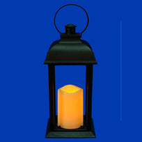 Art.7002 Quinqué Plástico Con Vela 30.5x14x14cm 1pz