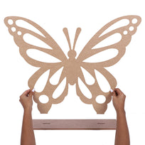 Art.8065 Mariposa Con Base Grande 50x60x10cm 1pz