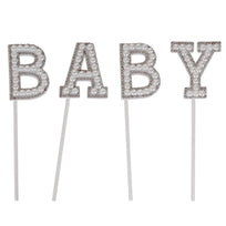 Art.996 Pick Letras Baby 12x4cm 4pz