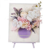 Fantasías Miguel Clave:ML3670 Lienzo Con Arreglo Floral