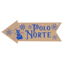 Art.10111 Flecha Frase Navid 20x50cm