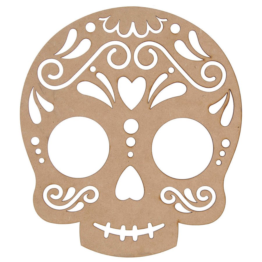 Art.10694 Calavera Calada 25x22cm