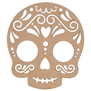 Art.10694 Calavera Calada 25x22cm