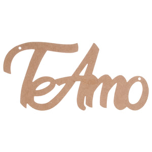 Art.11038 Let Mdf Mega Te Amo 33x70cm