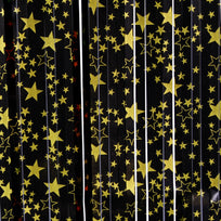 Art.1261 Cortina Metálica Con Estrellas 2x1m 1pz