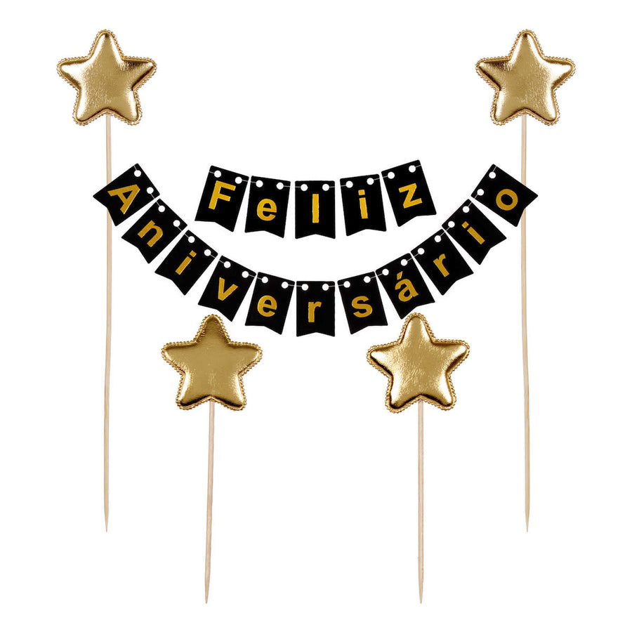 Art.302 Adrn Pastel Band Feliz Anivers