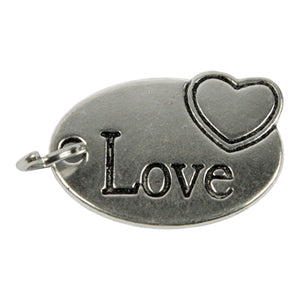 Art.4007 Dije Oval/Corazón