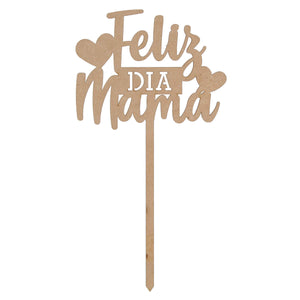 Art.6085 Pick Feliz Dia Mama 25x13cm