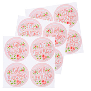 Art.6191 Calcomanía Círculo Mi Bautizo