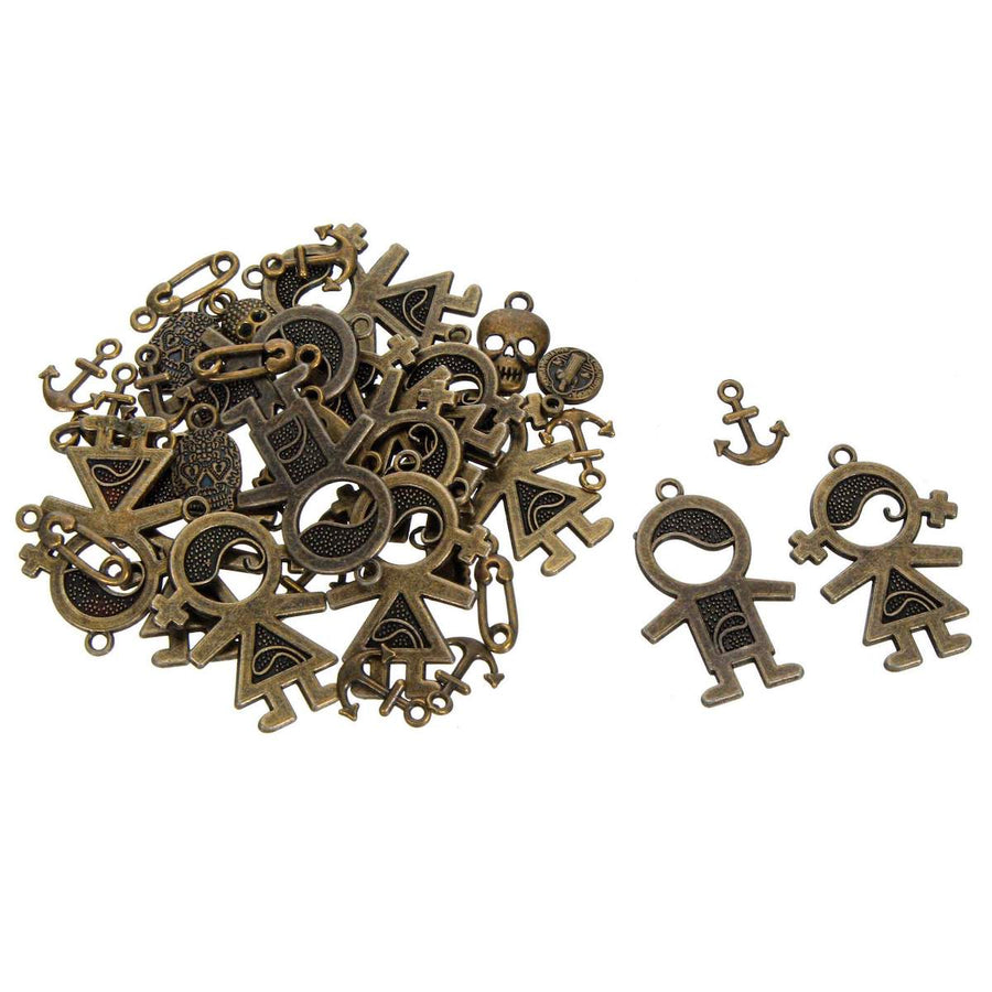 Art.6194 Dijes Surtidos Metálicos