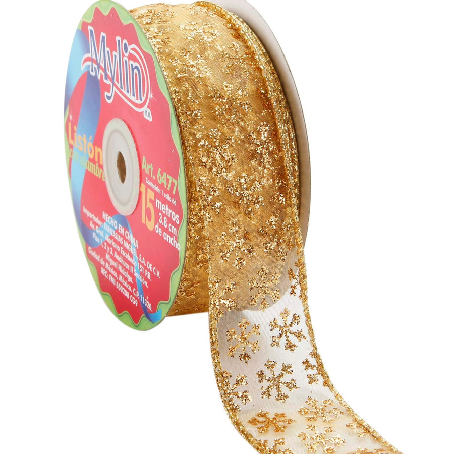 Art.6477 Listón Organza Copo