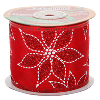 Art.6993 Listón Satín Nochebuenas Con Orilla