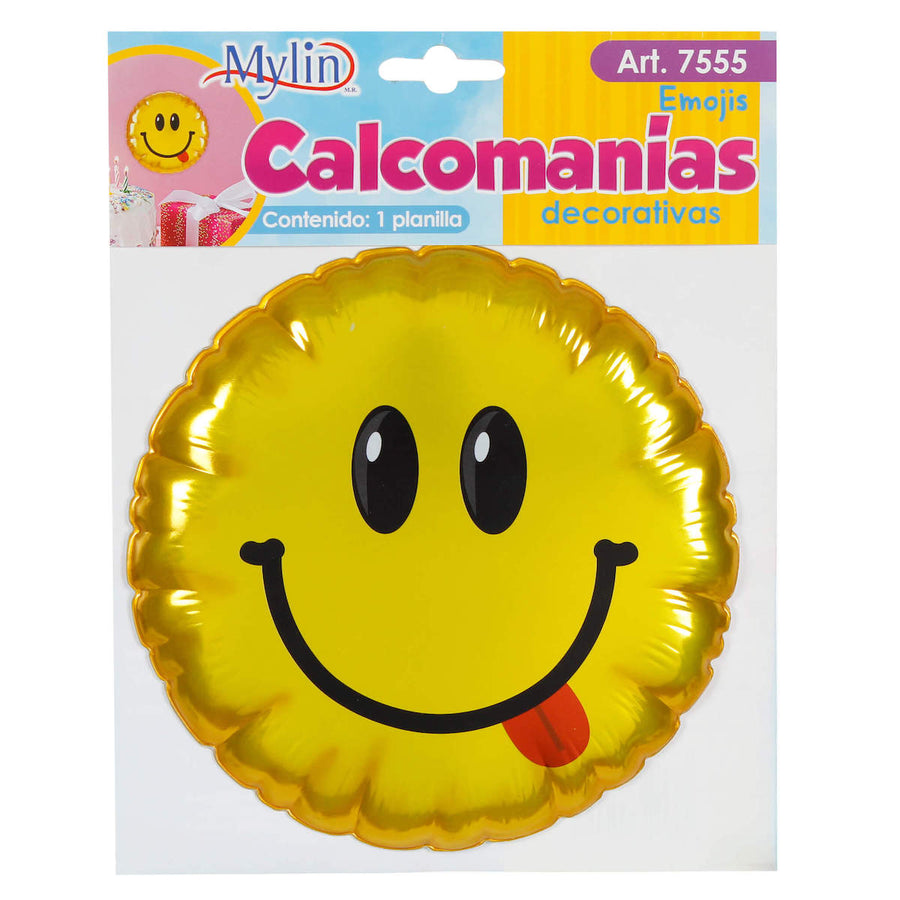 Art.7555 Calcomanía Decorativa Carita Feliz