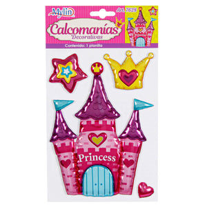 Art.7628 Calcomanía Decorativa Castillo Globo