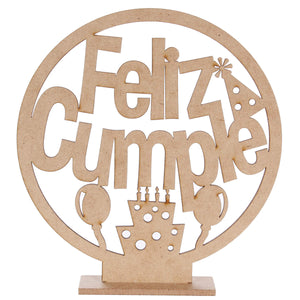 Art.790 Let Circ Feliz Cumpl 21.5x20cm