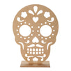 Fantasías Miguel Art.8974 Calavera Calada Con Base Mdf 27x20x6.5cm 1pz