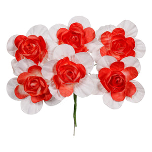 Art.9368 Ramito Grande De Papel X6 Flores