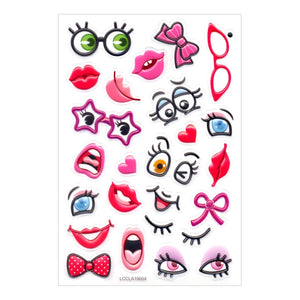 Art.9473 Calcomanía Lentes/Ojos