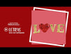 Fantasías Miguel Clave:ML2809 Letras Love Con Lentejuelas