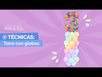 Fantasías Miguel Clave:EZ427 Torre De Globos Cumpleaños